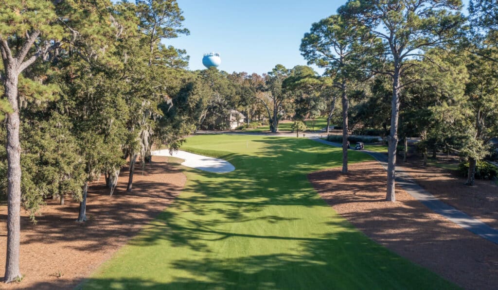 A hole at Harbour Town Golf Links